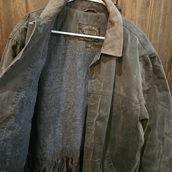 Aberdeen Vintage Oil Rubbed Farmhouse Barn Work Jacket. SIZE L - Picture 10 of 10